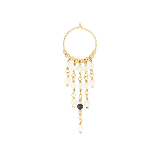 Mono orecchino Maman et Sophie Mia Africa in argento oro spinello madreperla ORMAF0BPN-1