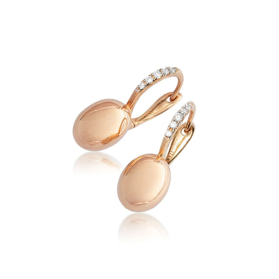 Orecchini donna Nanis Dancing Ciliegine oro rosa con diamanti di 0,09ct OS17-583L-3