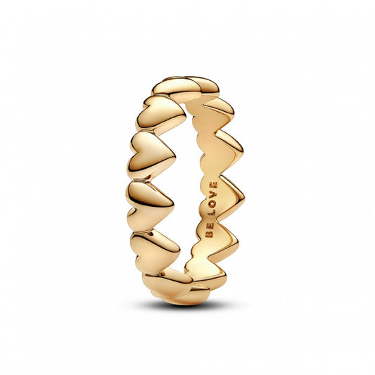 Anello tuttogiro Pandora con placcatura oro 14kt da donna P.163427C00-50