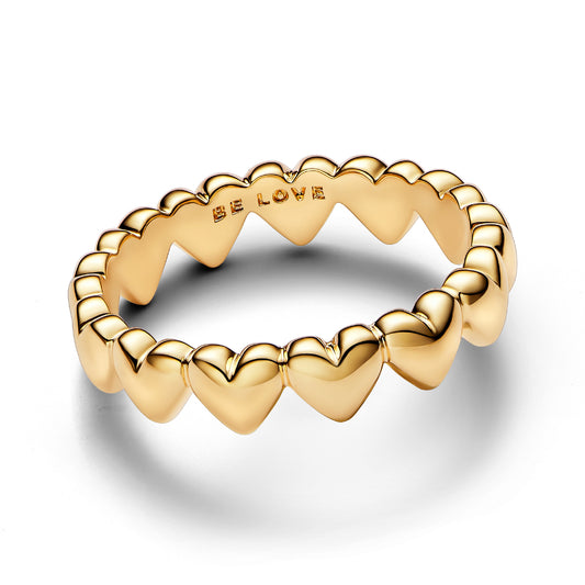 Anello tuttogiro Pandora con placcatura oro 14kt da donna P.163427C00-50