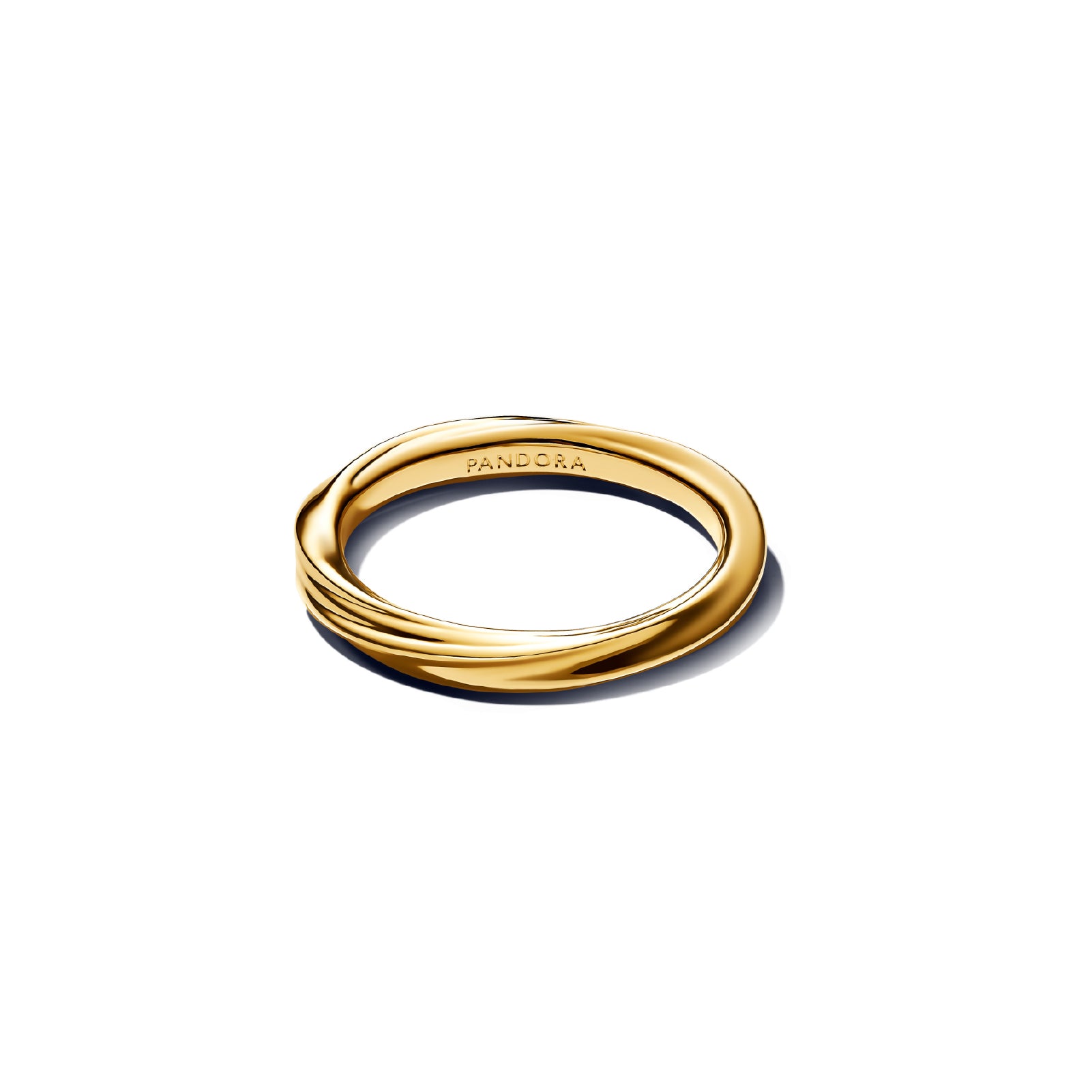 Anello Pandora in argento 925 dorato dal design avvolto 11