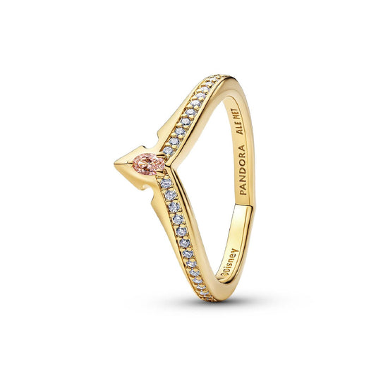 Anello Pandora Principesse Disney con zirconi bianchi e rosa 12