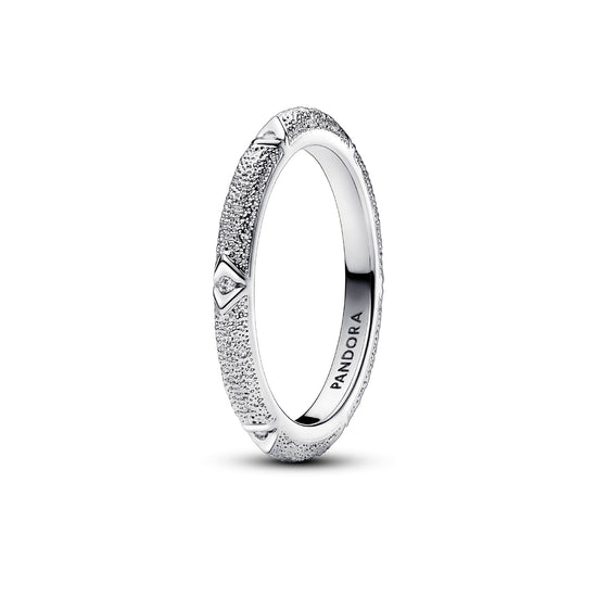 Anello Pandora con placcatura in argento e zirconi da donna P.193322C01-50