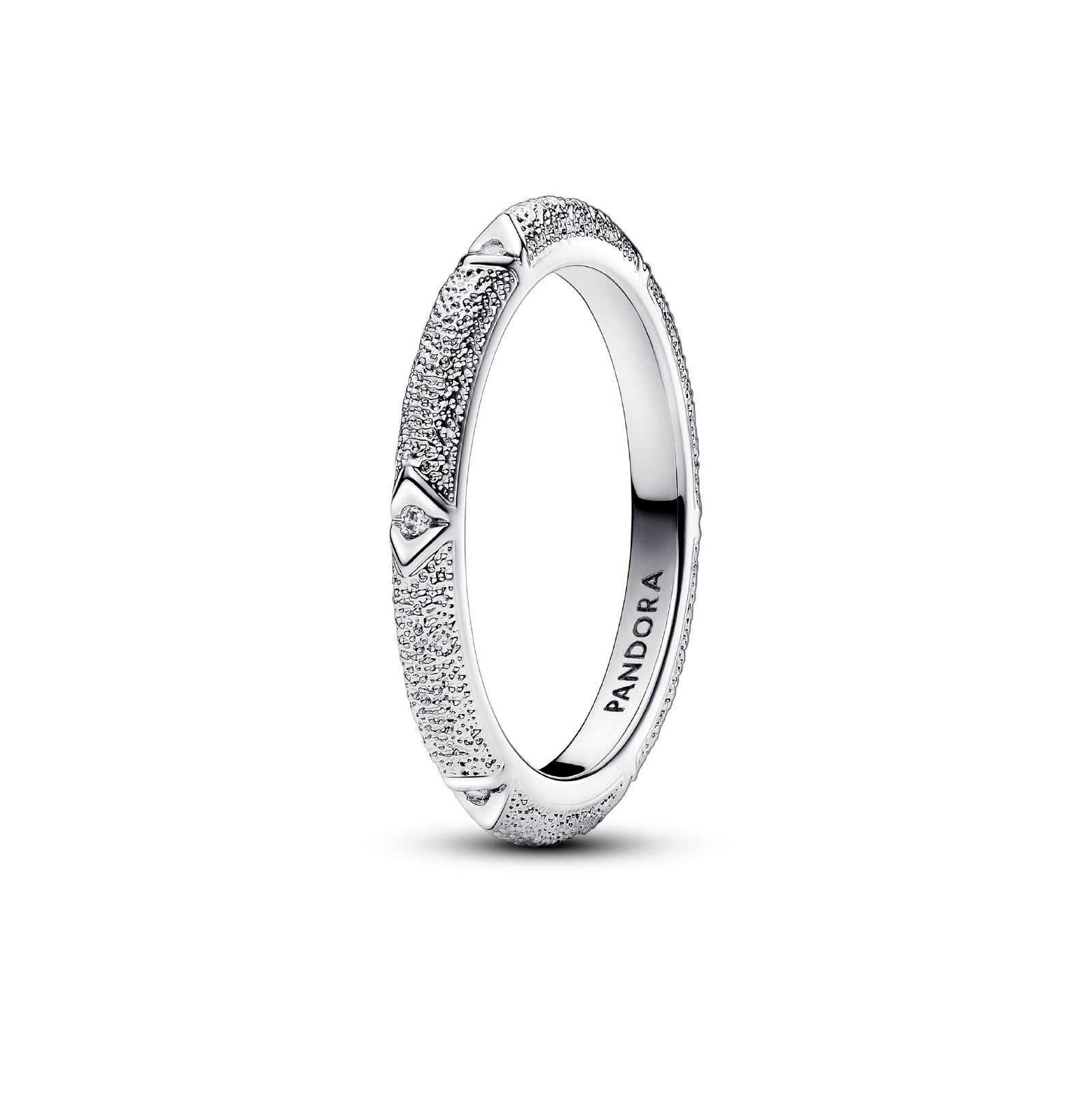 Anello Pandora con placcatura in argento e zirconi da donna P.193322C01-50
