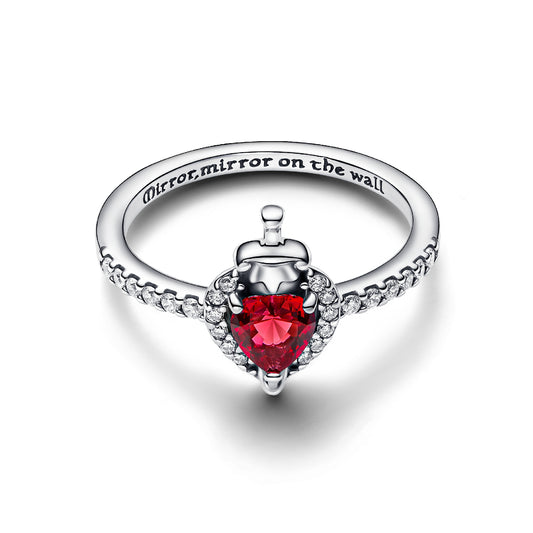 Anello solitario Pandora Disney in Argento 925 e cristallo rosa P.193422C01-50