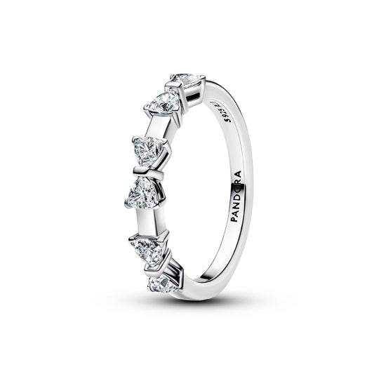 Anello Pandora Timeless Fiocchi Luminosi in argento 10