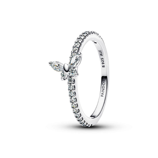 Anello Pandora Timeless Farfalla Luminosa in argento 10