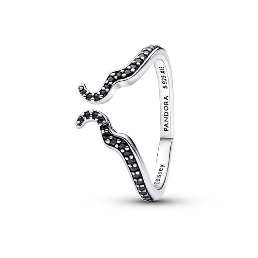 Anello Pandora Disney Villains Malefica nero con zirconi 12