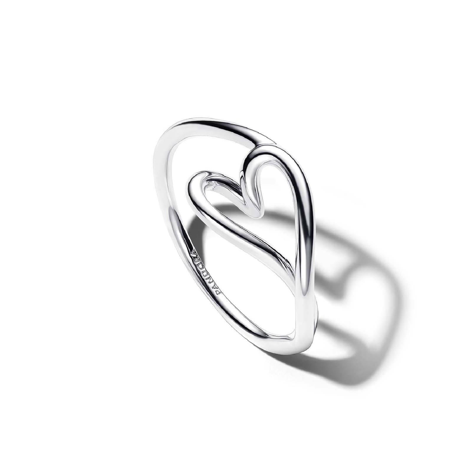 Anello Pandora in argento sterling a forma di cuore 12