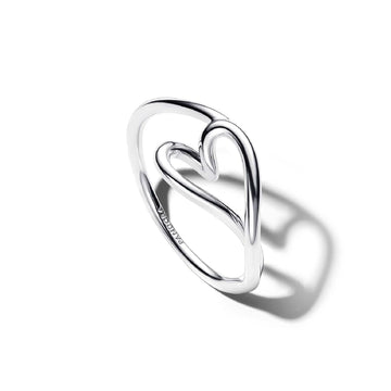 Anello Pandora in argento sterling a forma di cuore 12
