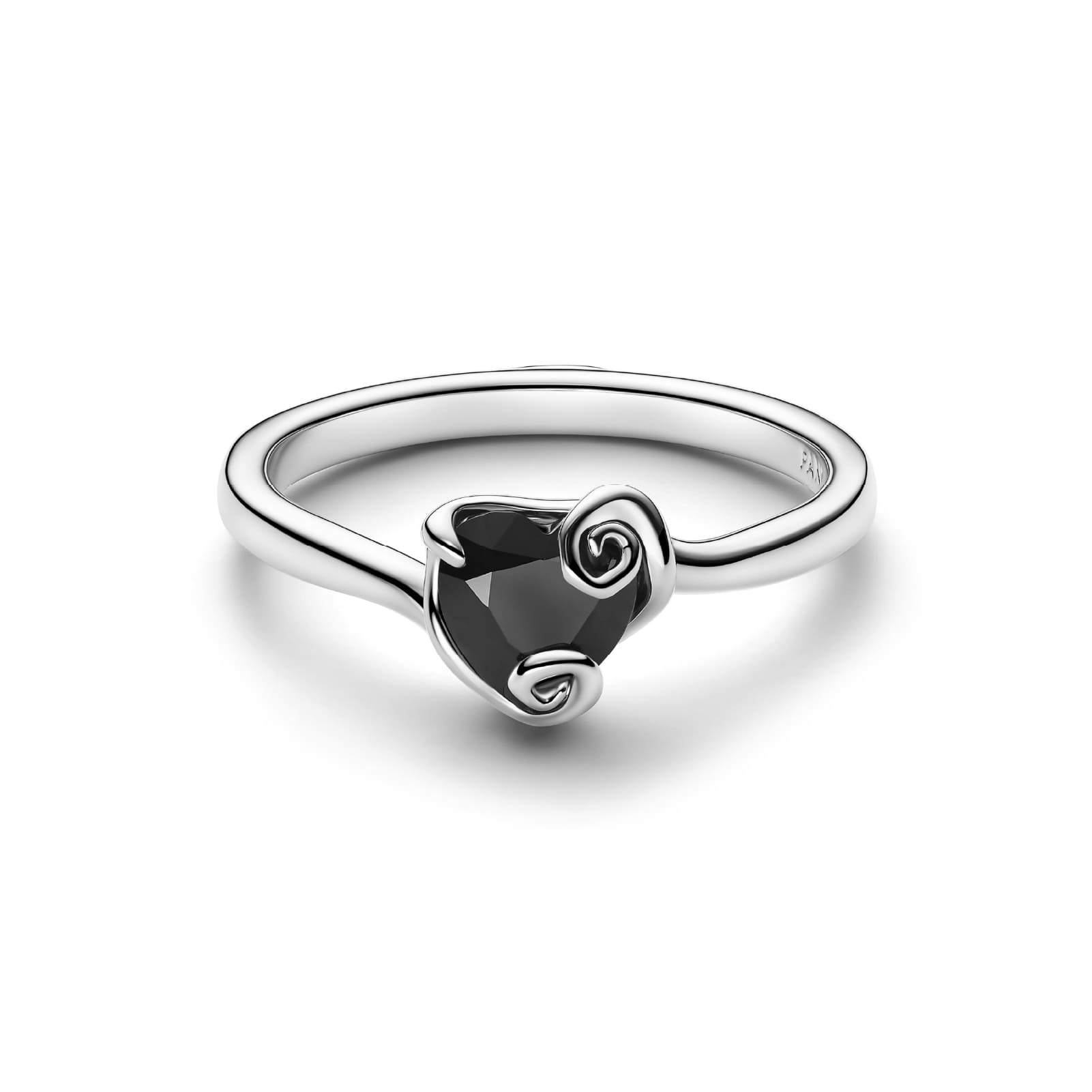 Anello Pandora Jack Skellington in argento con cristallo nero 12