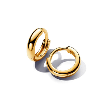 Orecchini piccoli a cerchio Pandora placcati oro da donna P.263286C00