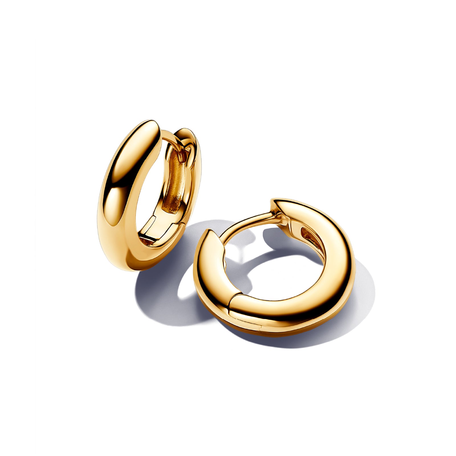 Orecchini piccoli a cerchio Pandora placcati argento da donna P.263320C00