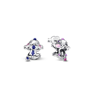 Orecchini Pandora in argento 925 con Stitch e Angel MISURA UNICA