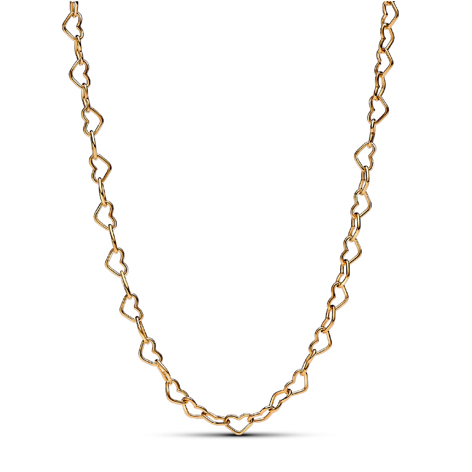 Collana a catena di cuori Pandora placcata oro da donna P.363334C00-45