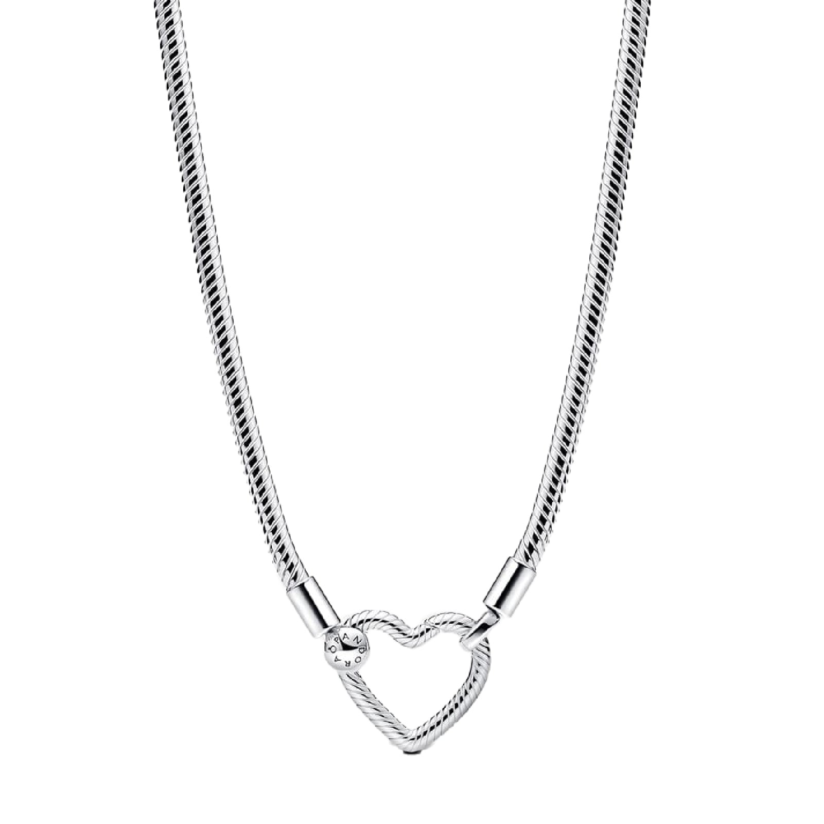 Collana a maglie con pendente Pandora in argento 925 da donna P.393377C00-45