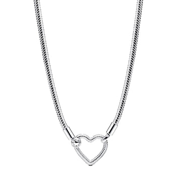 Collana a maglie con pendente Pandora in argento 925 da donna P.393377C00-45