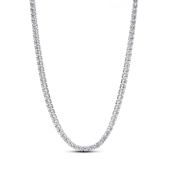 Collana tennis choker Pandora in argento con zirconi bianchi MISURA UNICA
