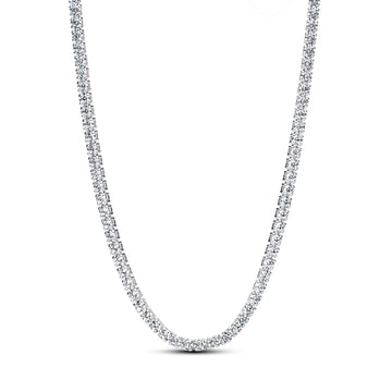 Collana tennis choker Pandora in argento con zirconi bianchi MISURA UNICA