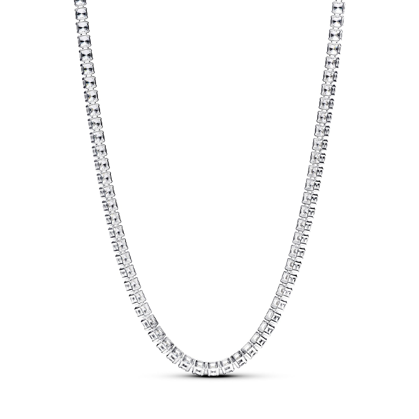 Collana tennis choker Pandora in argento con zirconi bianchi MISURA UNICA