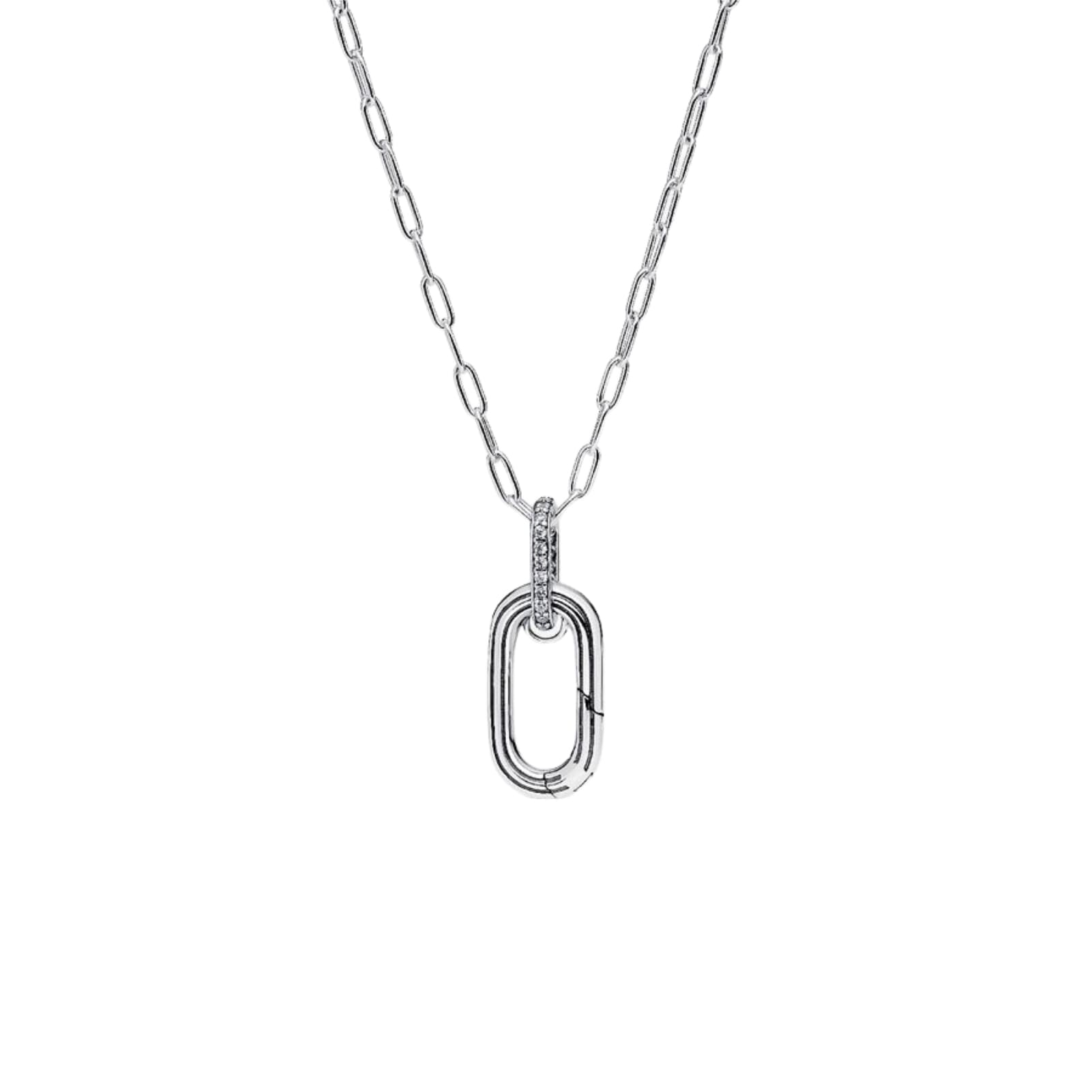 Collana Pandora da donna in argento con pendente apribile MISURA UNICA