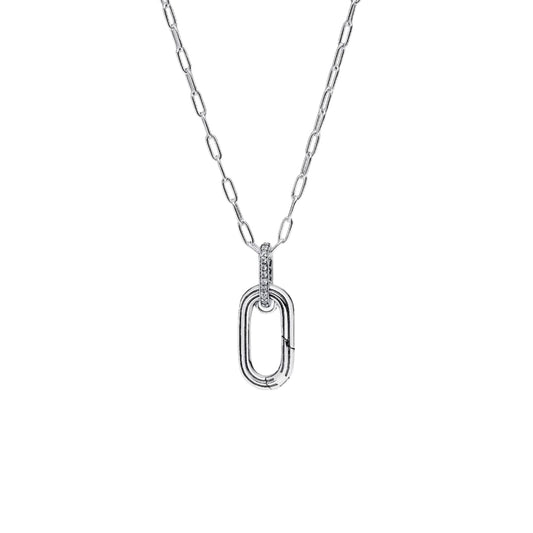 Collana Pandora da donna in argento con pendente apribile MISURA UNICA