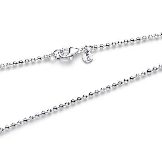 Collana Pandora in argento con catenina a sfera da donna MISURA UNICA