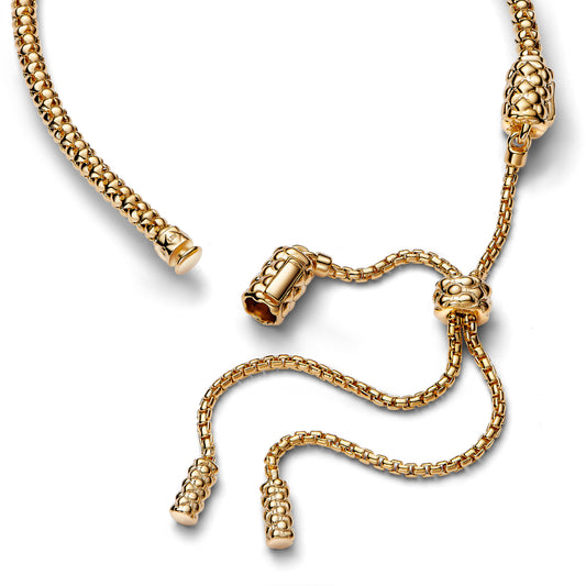 Bracciale catena Pandora con placcatura oro 14kt da donna P.563090C00-2