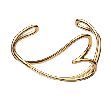 Bracciale bangle Pandora Essence in argento dorato a cuore 16 cm