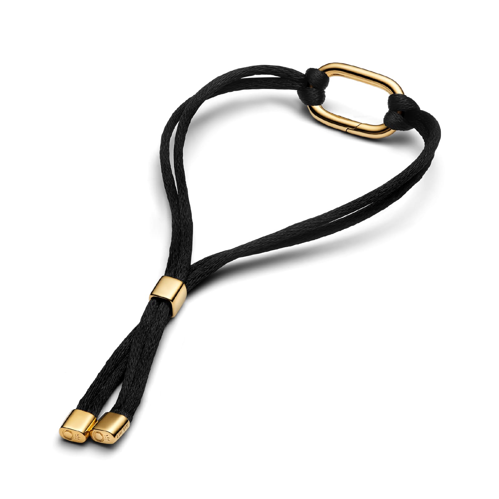Bracciale regolabile Pandora ME in cordino nero apribile REGOLABILE
