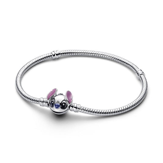Bracciale Pandora in argento con chiusura a Stitch 16 cm