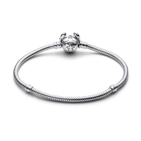 Bracciale Pandora in argento con chiusura a Stitch 16 cm