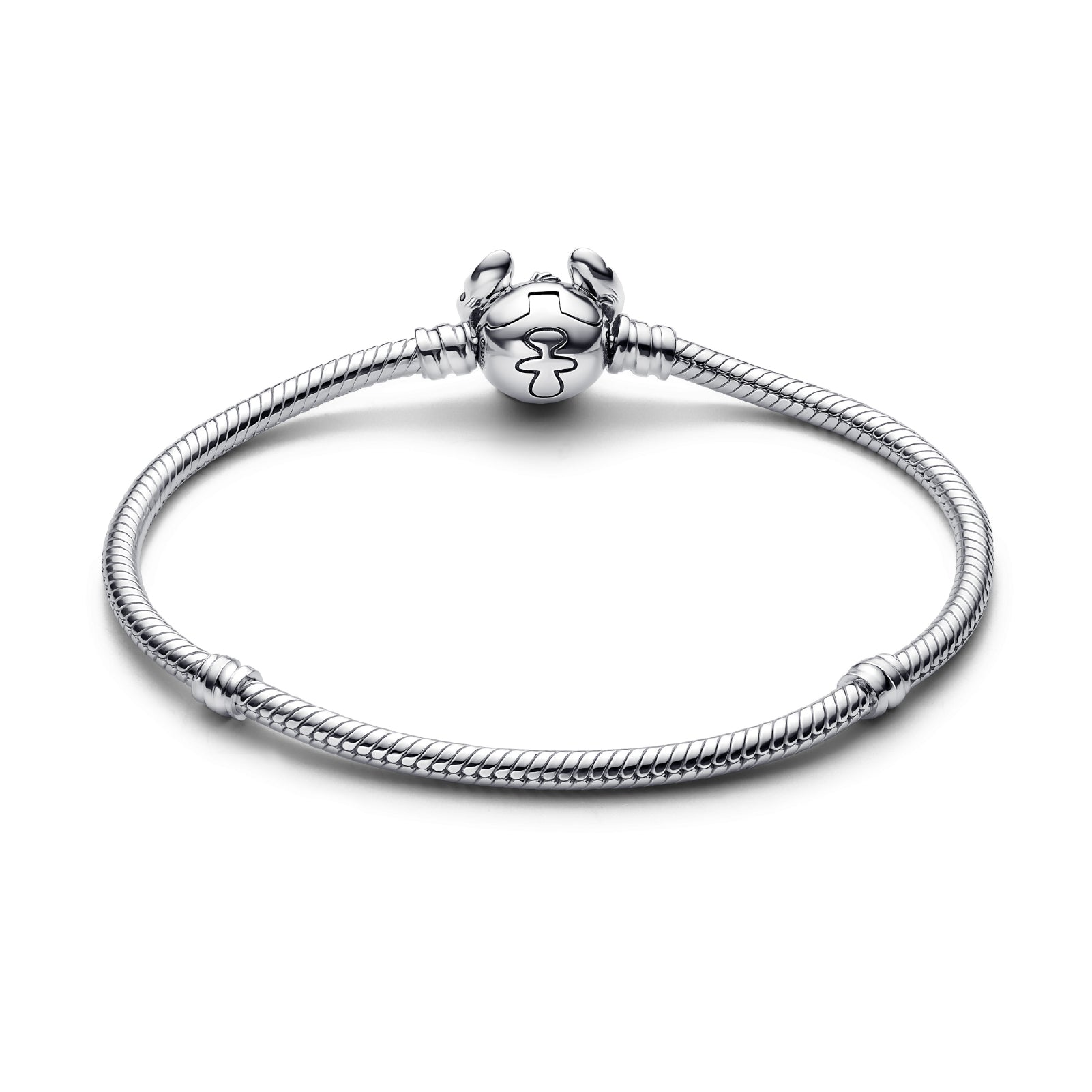 Bracciale Pandora in argento con chiusura a Stitch 16 cm