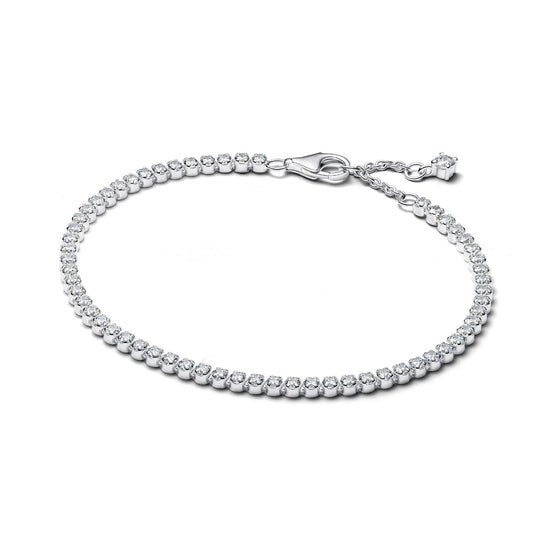 Bracciale tennis Pandora Timeless in argento con zirconi 16 cm