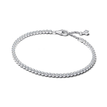 Bracciale tennis Pandora Timeless in argento con zirconi 16 cm