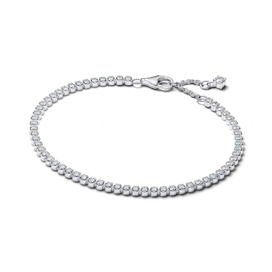 Bracciale tennis Pandora Timeless in argento con zirconi 16 cm
