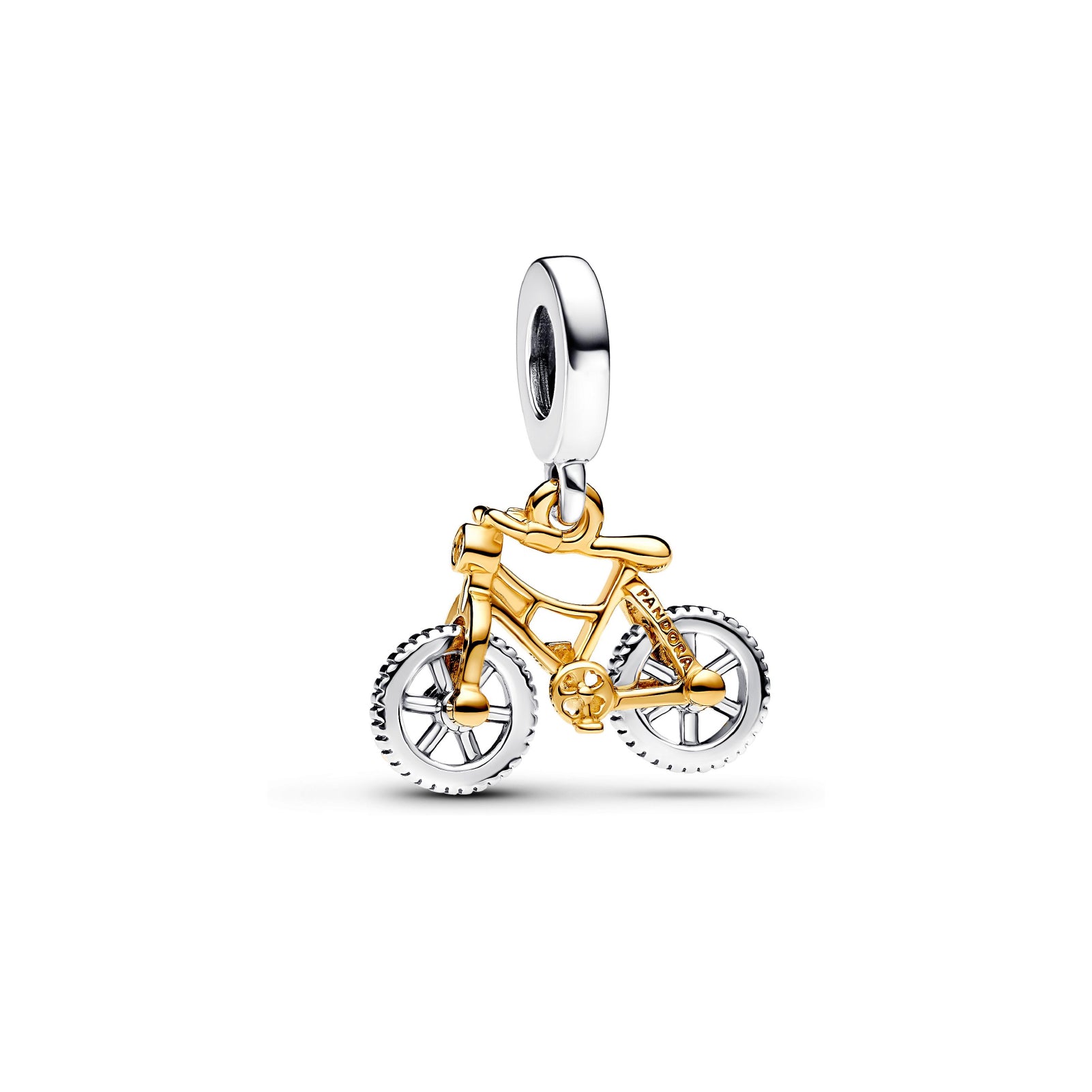 Charm Bicycle Pandora in argento 925 e placcato in oro 14k P.763354C01