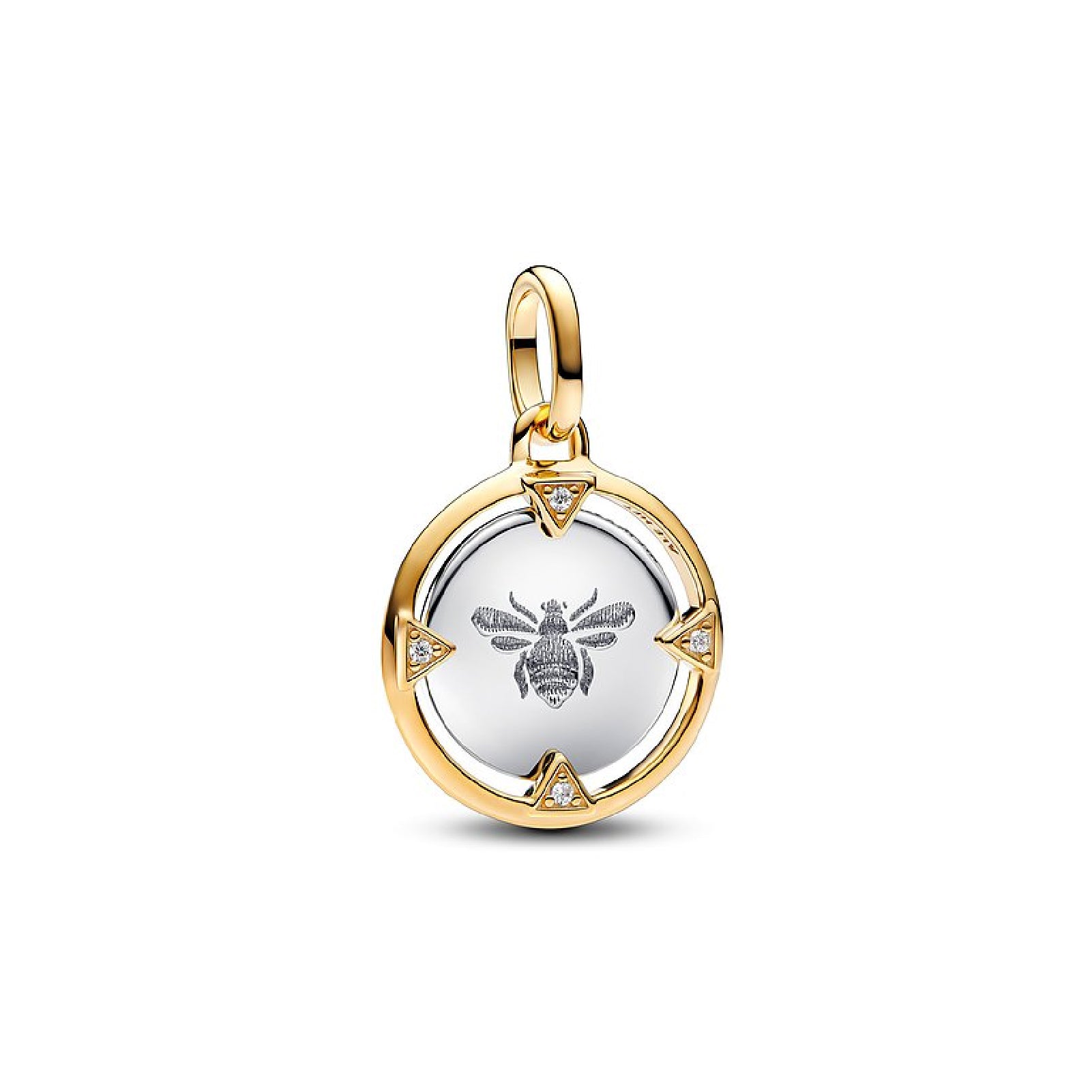 Charm medaglietta ape Pandora in Argento Sterling 925 da donna P.763417C01
