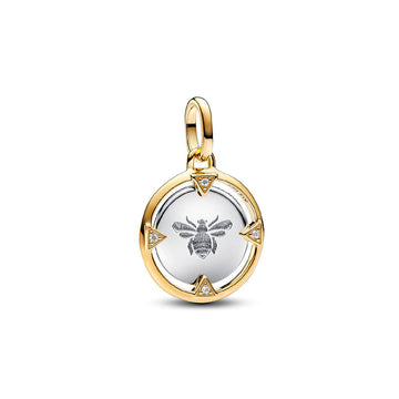 Charm medaglietta ape Pandora in Argento Sterling 925 da donna P.763417C01
