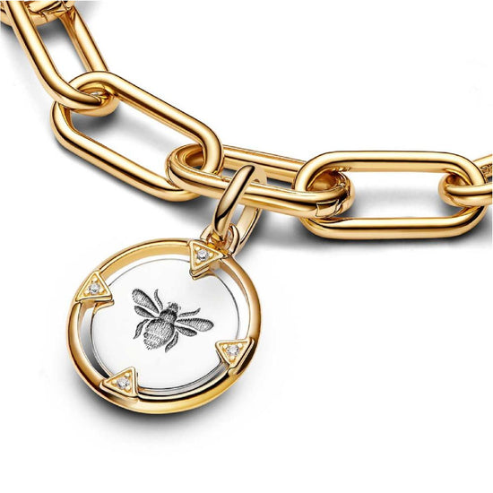 Charm medaglietta ape Pandora in Argento Sterling 925 da donna P.763417C01