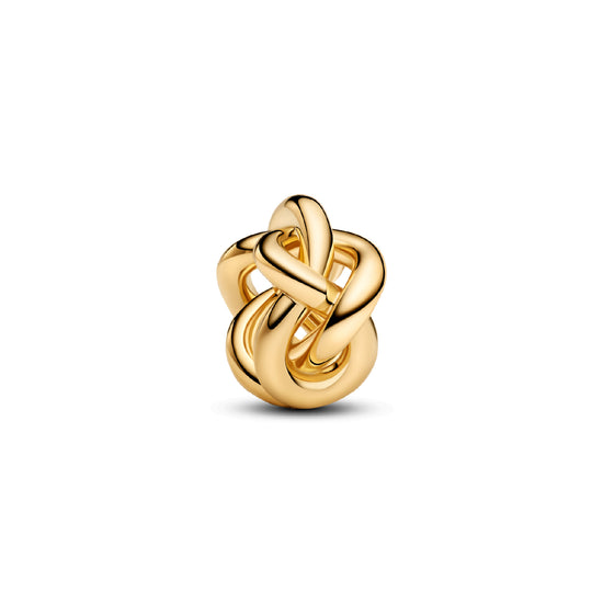 Charm Pandora in argento dorato a forma di nodo infinito MISURA UNICA