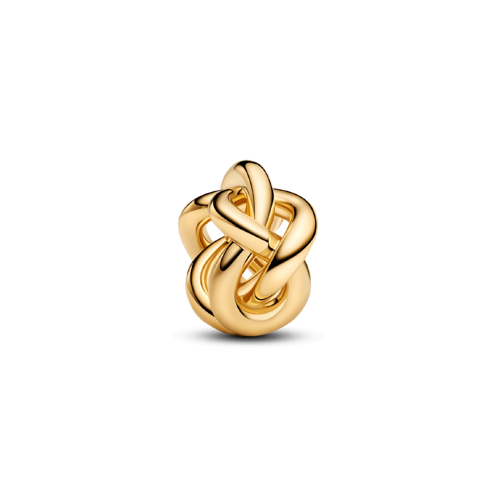 Charm Pandora in argento dorato a forma di nodo infinito MISURA UNICA