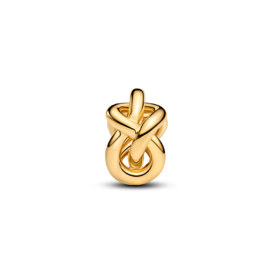 Charm Pandora in argento dorato a forma di nodo infinito MISURA UNICA
