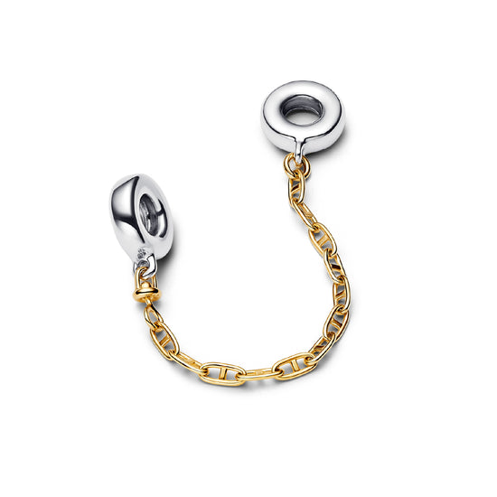 Catena di sicurezza Pandora in argento maglie marine MISURA UNICA