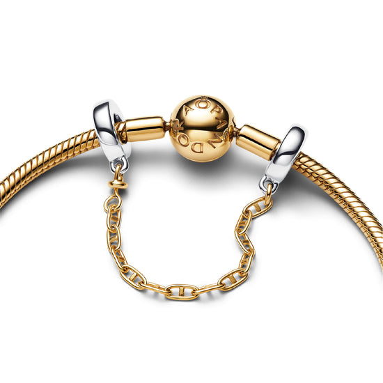 Catena di sicurezza Pandora in argento maglie marine MISURA UNICA