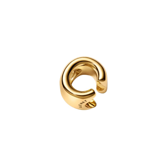 Charm Pandora in argento lettera C piccola placcata oro 14k MISURA UNICA
