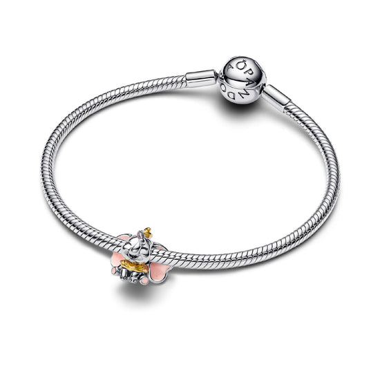 Charm Pandora in argento Disney Dumbo con piuma magica MISURA UNICA
