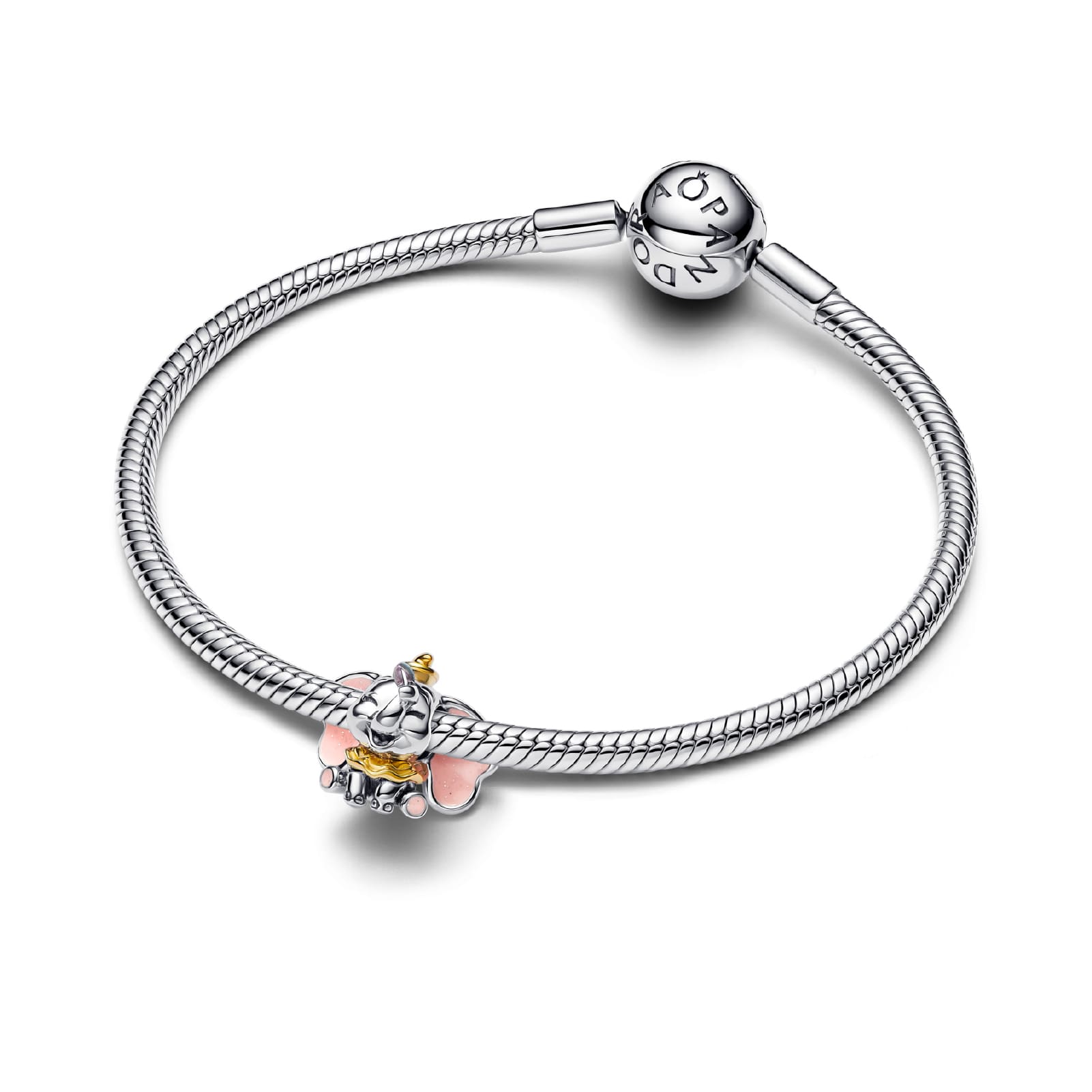 Charm Pandora in argento Disney Dumbo con piuma magica MISURA UNICA
