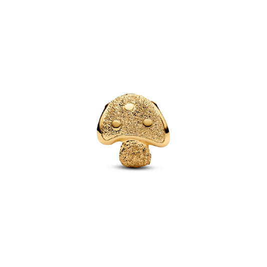 Mini Charm Pandora fungo effetto diamantato argento dorato MISURA UNICA