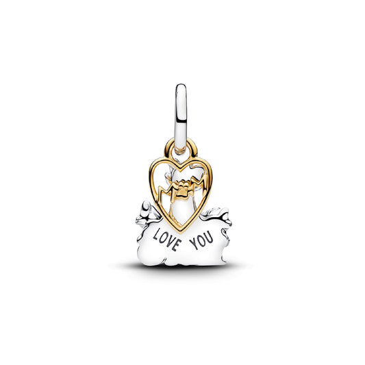 Charm Pandora Disney Aristogatti in argento con scritta MOM MISURA UNICA
